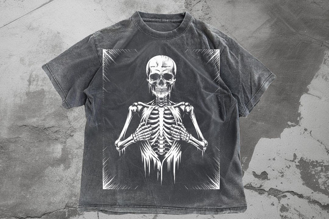 Vintage Skeleton Ripping Rip Cage 90s Shirt, Retro Skeleton Graphic T ...