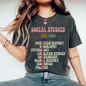 Social Studies Shirt,Social Studies are 100%, History Teacher Shirt,History Teacher Gift,Social Studies Lover Shirt,Funny Social Studies Tee