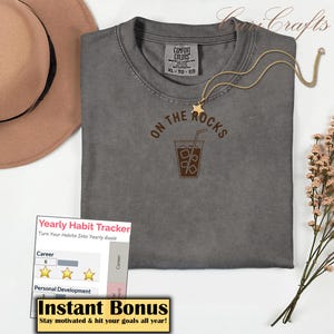 Comfort Colors Coffee Shirt Iced Coffee Lover Gift Coffee Lover Tee Funny Coffee Gift Coffee TShirt Coffee T-Shirt Trendy Coffee Lover Shirt