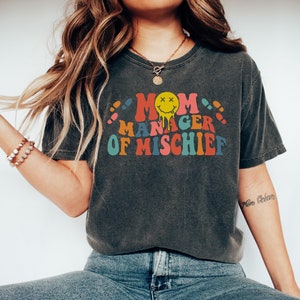Manager of mis.chief Shirt, Mother&#39;s Day Gift, Magical Mom TShirt, Mom Gift Shirt, Fantastic Mama Shirt, Funny Mom Tee
