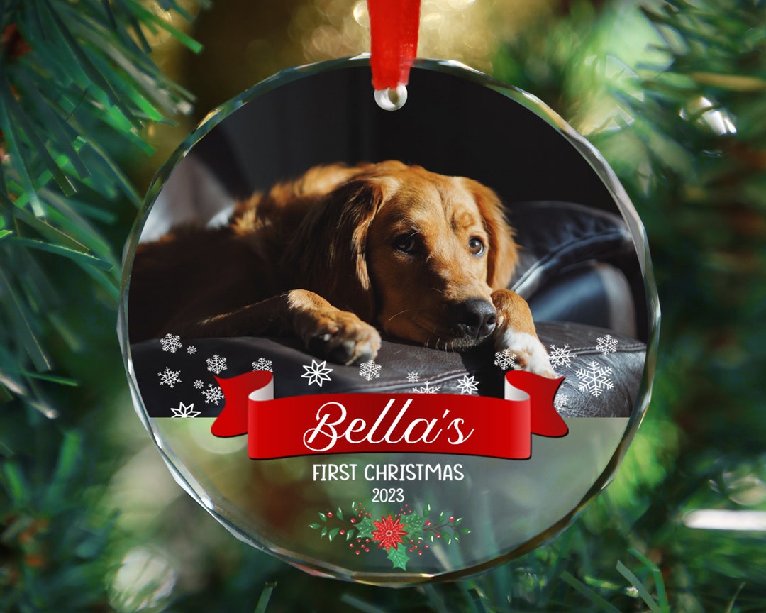 Puppy First Christmas Ornament 2023, Dogs First Christmas Ornament