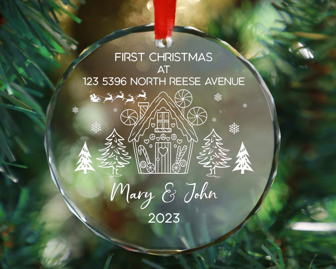 First Christmas in New Home Ornament, 1st Xmas New Home Bauble, New
