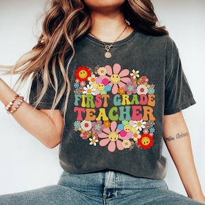 First Grade Teacher Shirt, Gift for First Grade Teacher, First Grade Teacher Tee, Teacher Appreciation Shirt, First Grade Tee