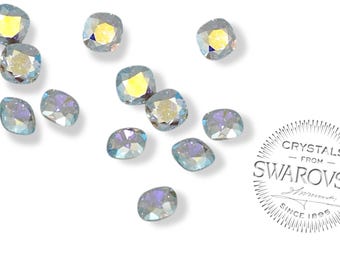 Cushion Rhinestones Swarovski® Article 4470 Astral Blue 10mm | Cushion Cut Crystal for Jewelry Making