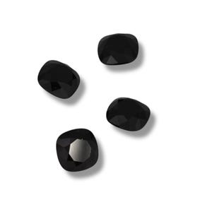 Swarovski 4470 Cushion Fancy Stone - Jet Black 12mm 4pcs