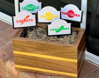 Custom Garden Markers: Reusable Weatherproof Plant Stakes with Swappable Tags