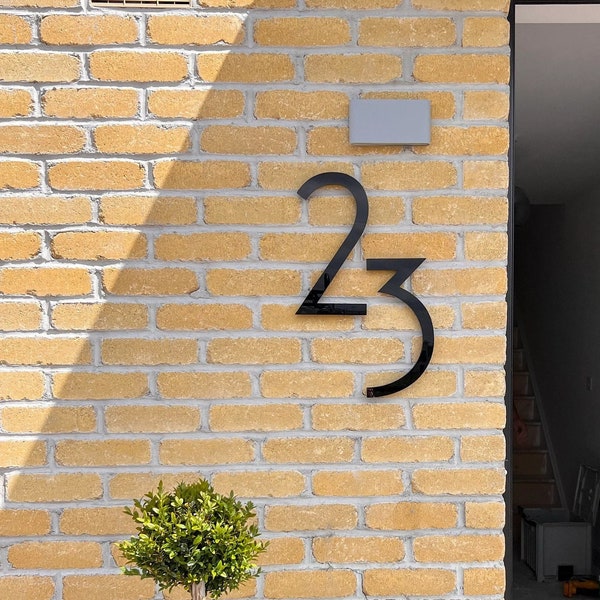 10 inch Modern House Numbers and Letters, Custom House Address Signs.