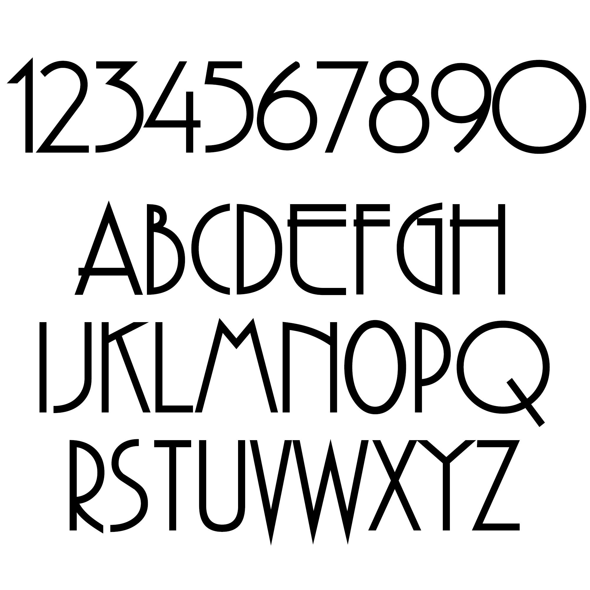 10 Inch Modern House Numbers and Letters Custom House Address Etsy