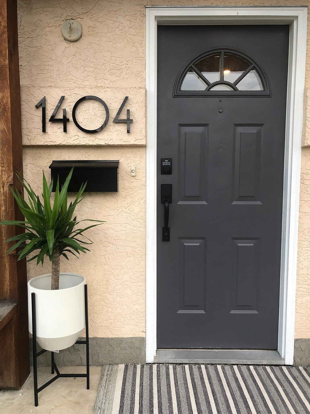 6 Inch Modern House Numbers and Letters, Custom Mailbox Numbers. - Etsy