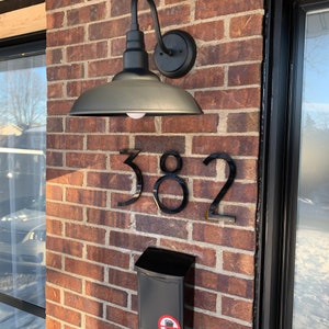 14 inch Modern House Numbers and Letters, Custom House Address Signs. image 3