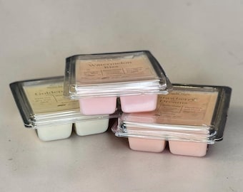 Pastillas de cera de soja vertidas a mano / Cubos aromáticos para el hogar de alta fragancia y larga duración