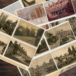 1940's UK Postkarte Digitaler Download - Set 1 Teil 3 - Vintage - Echte Postkarten aus dem 2.WK - Großbritannien - Britische Europäische Postkarten