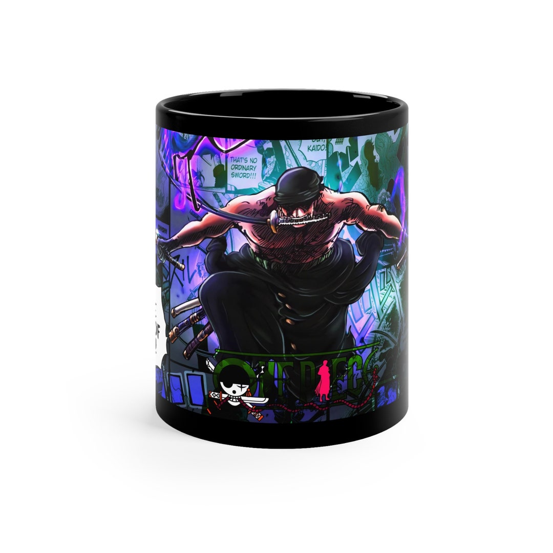 Rononoa Zoro Coffee Mug. One Piece Coffee Mug. Zoro Coffee Etsy