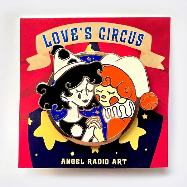 Love’s Circus WLW Queer Clowns Enamel Pin