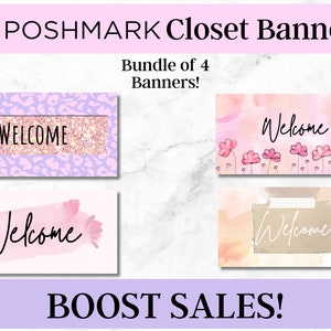 Poshmark banner I Poshmark Closet Banner Bundle