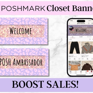 Poshmark Banner I Poshmark Template I Poshmark Closet Banner I Poshmark Ambassador