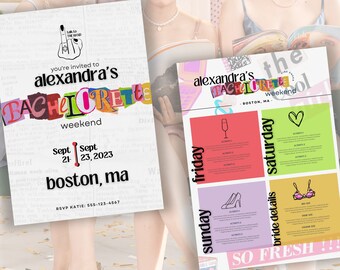 Inbjudan till möhippa med 90-talstema, inbjudan till 90-talsfest, inbjudan till långfingerring, möhippa-resplan, tillbaka till 90-talet, resplanmall