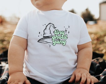 Tiny Ghoul Gang Infant Tee, Halloween Toddler TShirt, Trick or Treat Shirt, Halloween Party T-Shirt, Spooky Season Kid Shirt, Halloween Tee