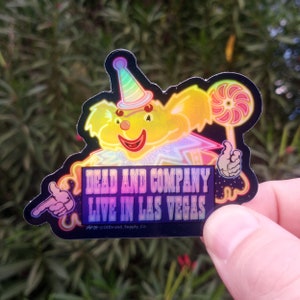 Dead And Company Dead Forever Sphere Sticker Night Version Foil!