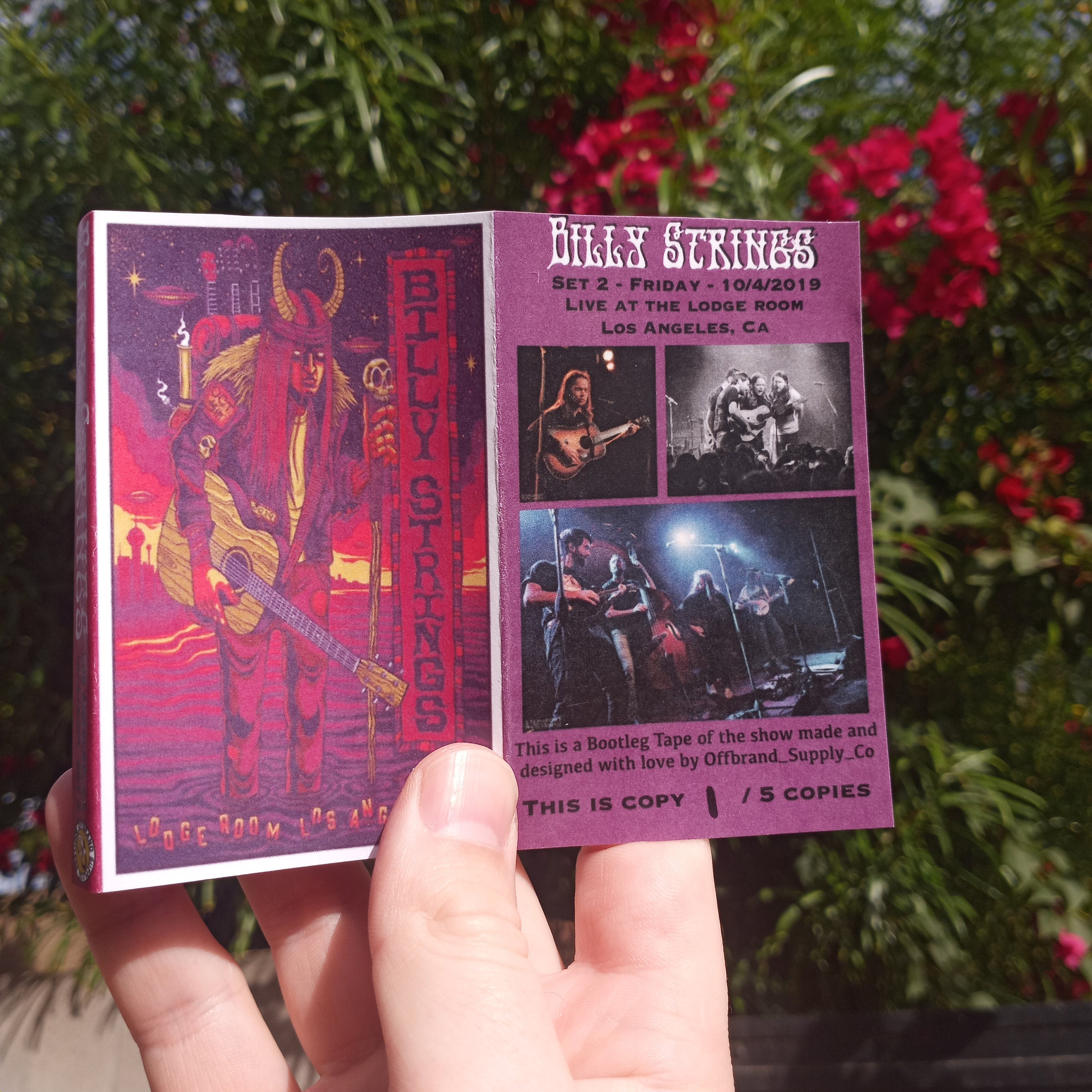 1 Billy Strings Live Cassette Tape - Etsy