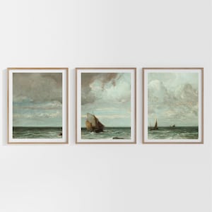 Set Of 3 Wall Hanging Art, Wall Decor Art, Vintage Art, 3 Art Prints, Digital Download Set, Instant Download, Printable Art