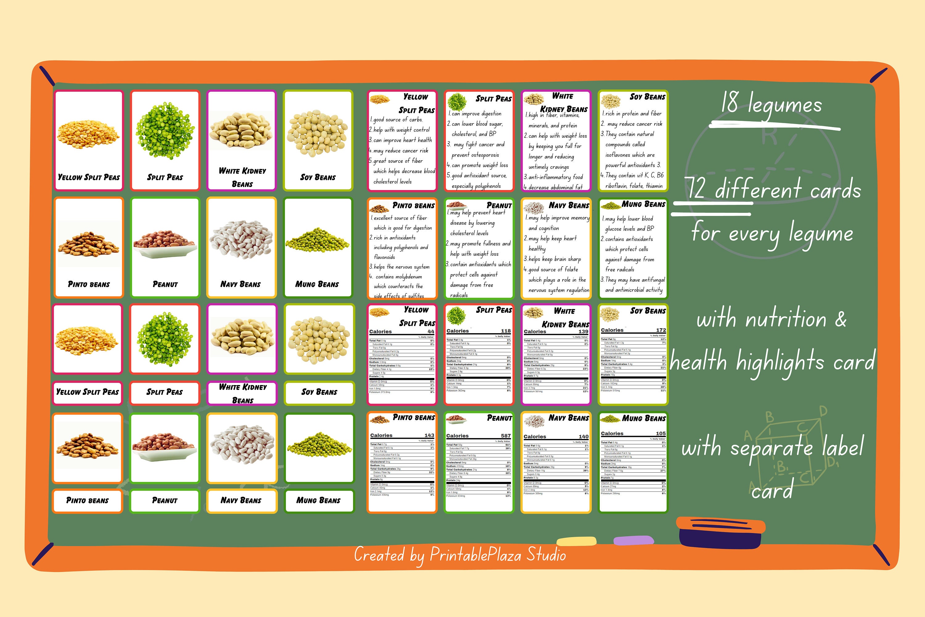 Vegetables Flashcards for Kids Plant Identification Flashcards ...