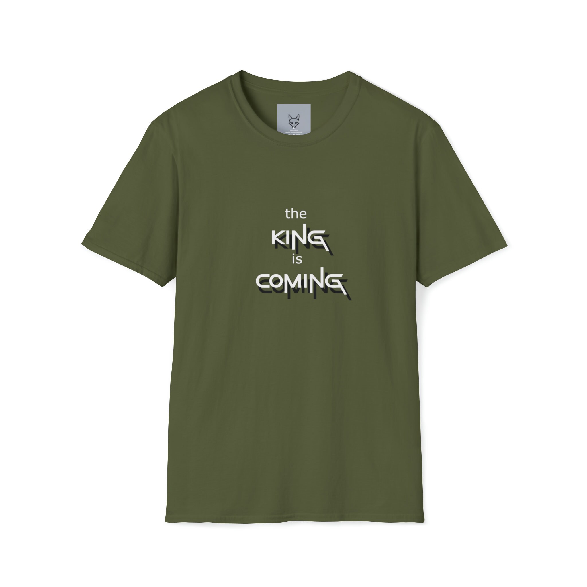 The King is Coming - Jesus Modern-fit Tee