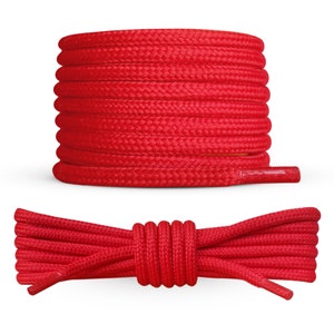 Paire De Lacets Ronds Rouges 1,80 Mètre – Mercerie – Sans Marque