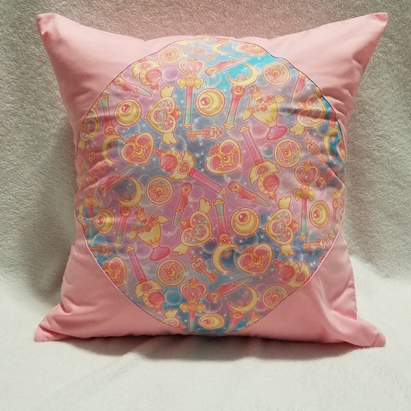 Anime Sailor Moon Tool Quilted Pillowcase Envelope Back Pattern B