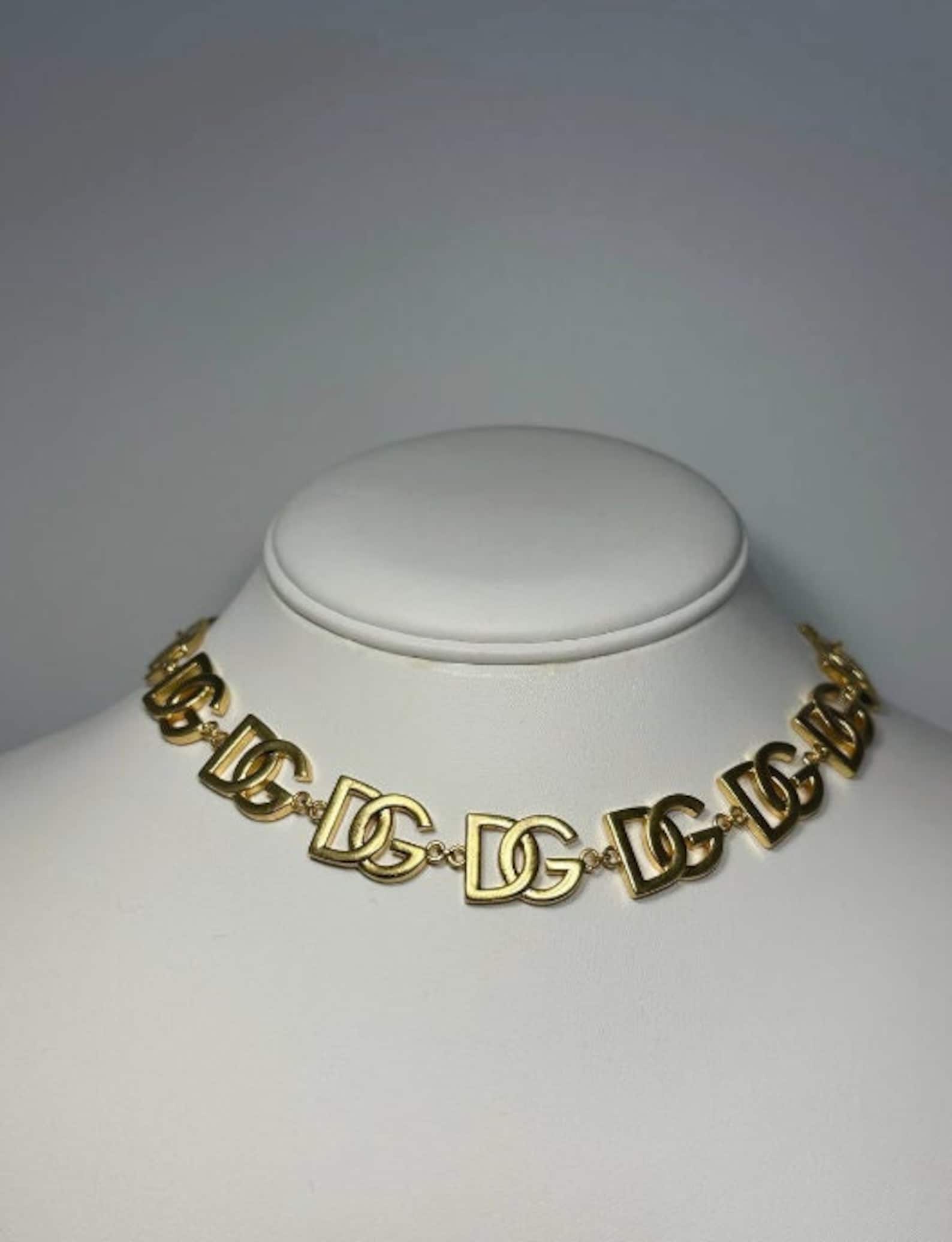 Luxury Charm Pendant Necklace Delicate DG Charm Choker - Etsy