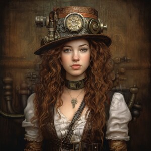 Portrait , Woman , SteamPunk