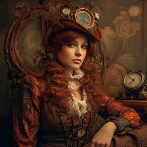Portrait , Woman , SteamPunk