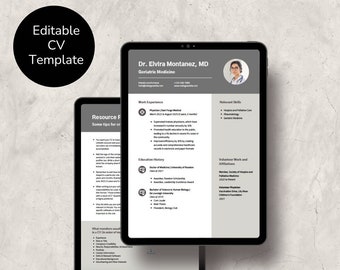 Editable CV Template