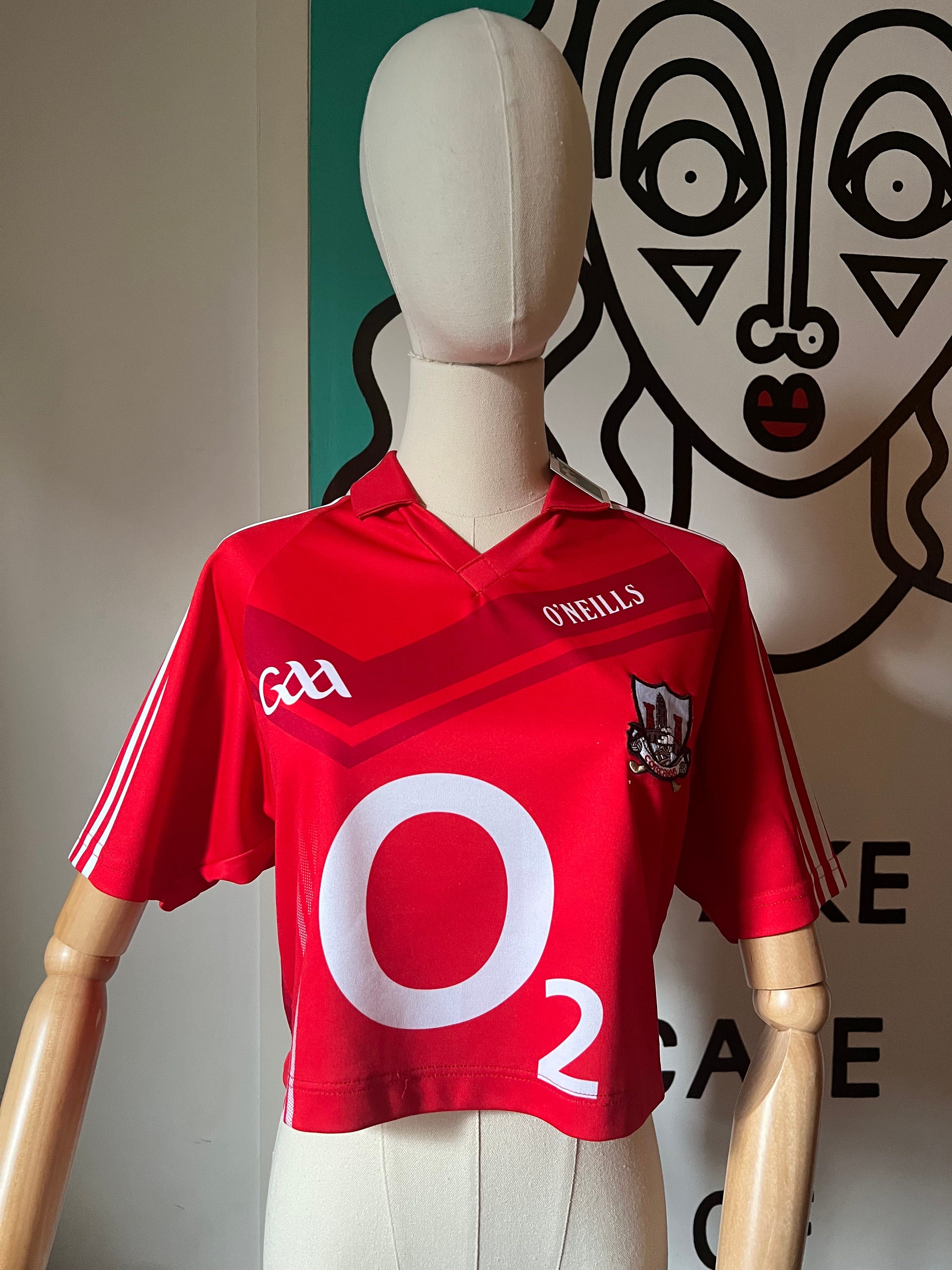 Maillot De Football Gaélique O'Neill's Cork GAA, Taille S, Rouge, Officiel