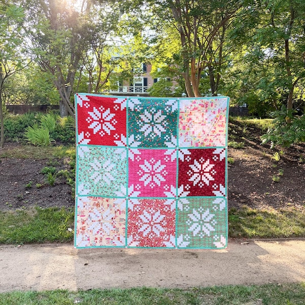Square Pixel Pattern Handmade Pixel Quilt - Etsy