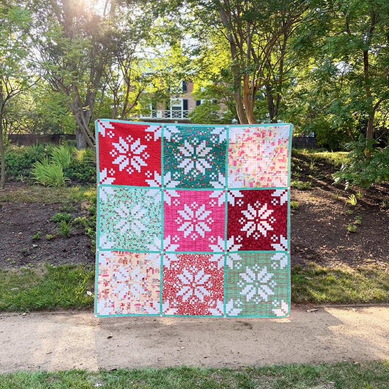 Square Pixel Pattern Handmade Pixel Quilt - Etsy