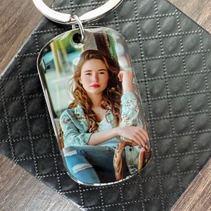2 Pack Photo Keychains, Personalized Keychains, Custom Photo Keychains Gift For Couples, Anniversary Gifts, Birthday Gifts For Boyfriend