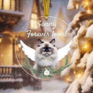 Personalized Puppy Picture Ornament, Custom Dog Ornament, Christmas Gifts, Gift For Dog Owners, Gift For Pet Lovers, Christmas Ornament