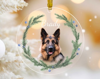 Custom dog photo ornament,custom pet ornament,personalized pet photo ornament,gifts for friend,pet holiday holiday souvenirs,ornament gifts