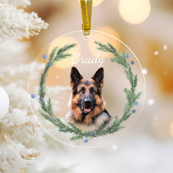 Custom dog photo ornament,custom pet ornament,personalized pet photo ornament,gifts for friend,pet holiday holiday souvenirs,ornament gifts