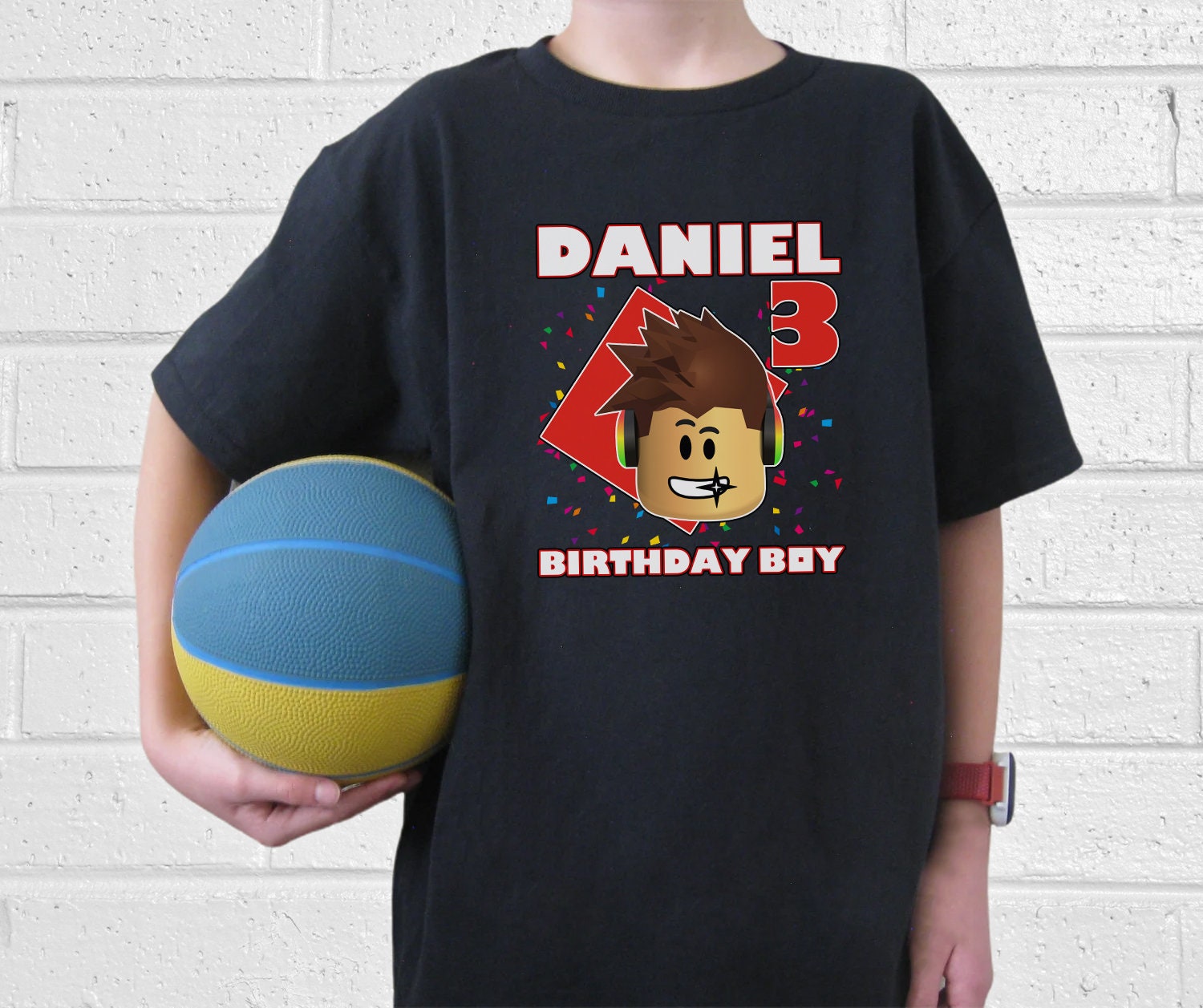 Personalized Roblox Birthday Boy Shirt 