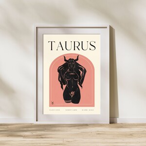 TUARUS Print, Horoscoop Zodiac Afdrukbare Kunst, Astrologie Art, Star Sign Horoscoop Art, Taurus Poster, Taurus Gift, DIGITALE DOWNLOAD