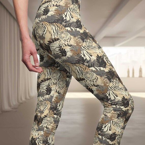 Golden printed deals leggings