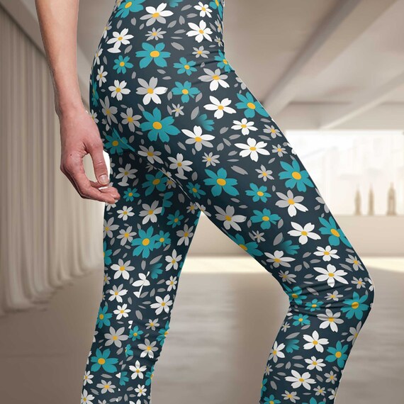 Floral activewear leggings store
