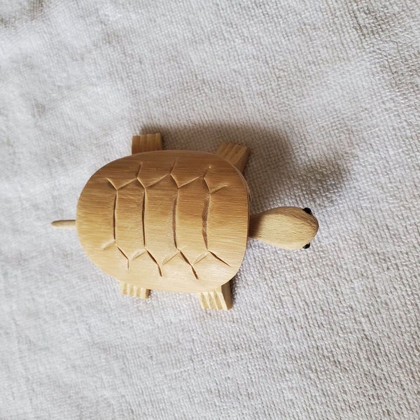 Bamboo Turtle, Wooden Sea Turtle, Turtle Statue, Sea Turtle Wooden Carving, Wooden Turtle, Sea Turtle, Wood Carving, Sea Life, Home Decor