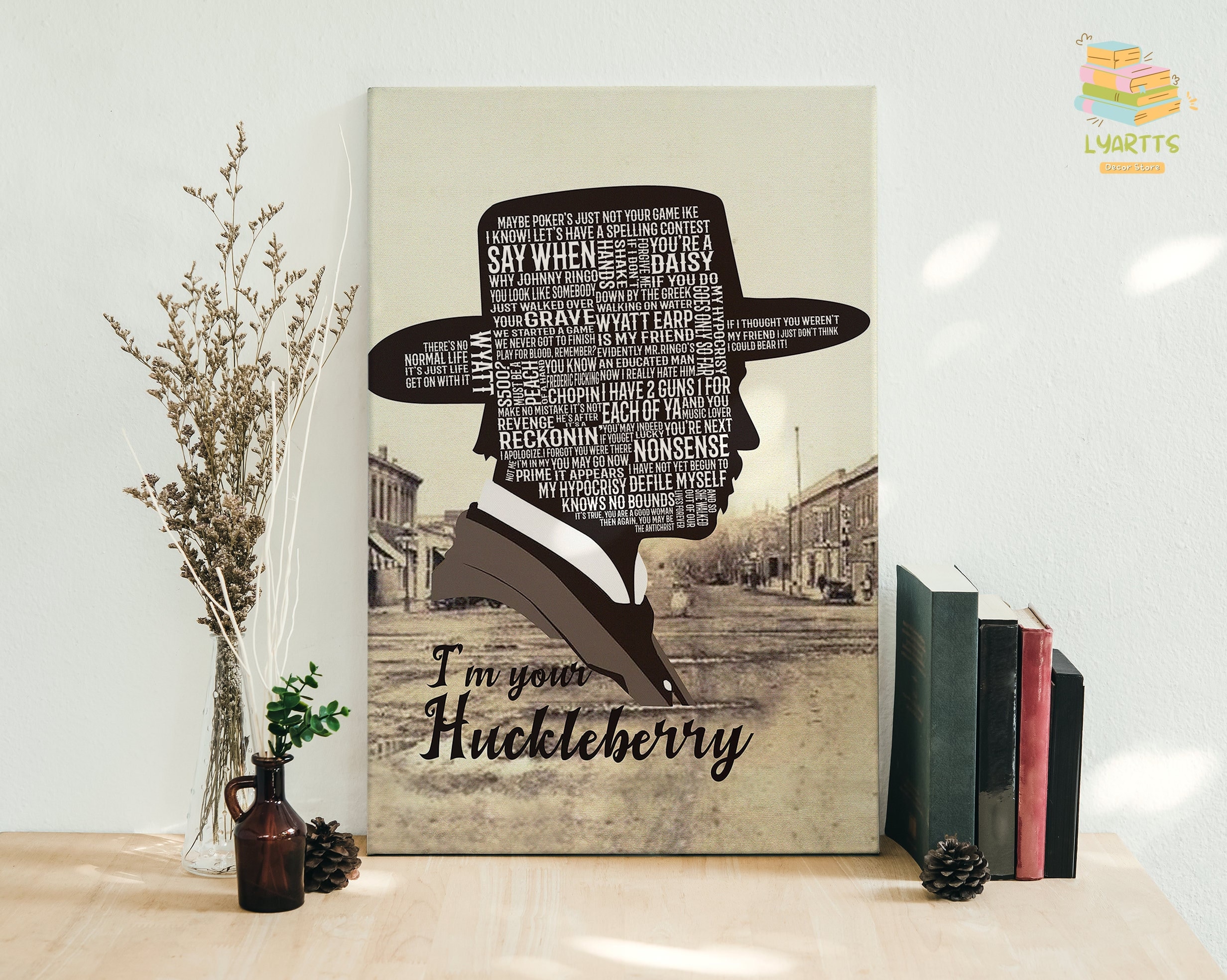 Im Your Huckleberry Maybe Pokers Just Not Your Game Framed Canvas