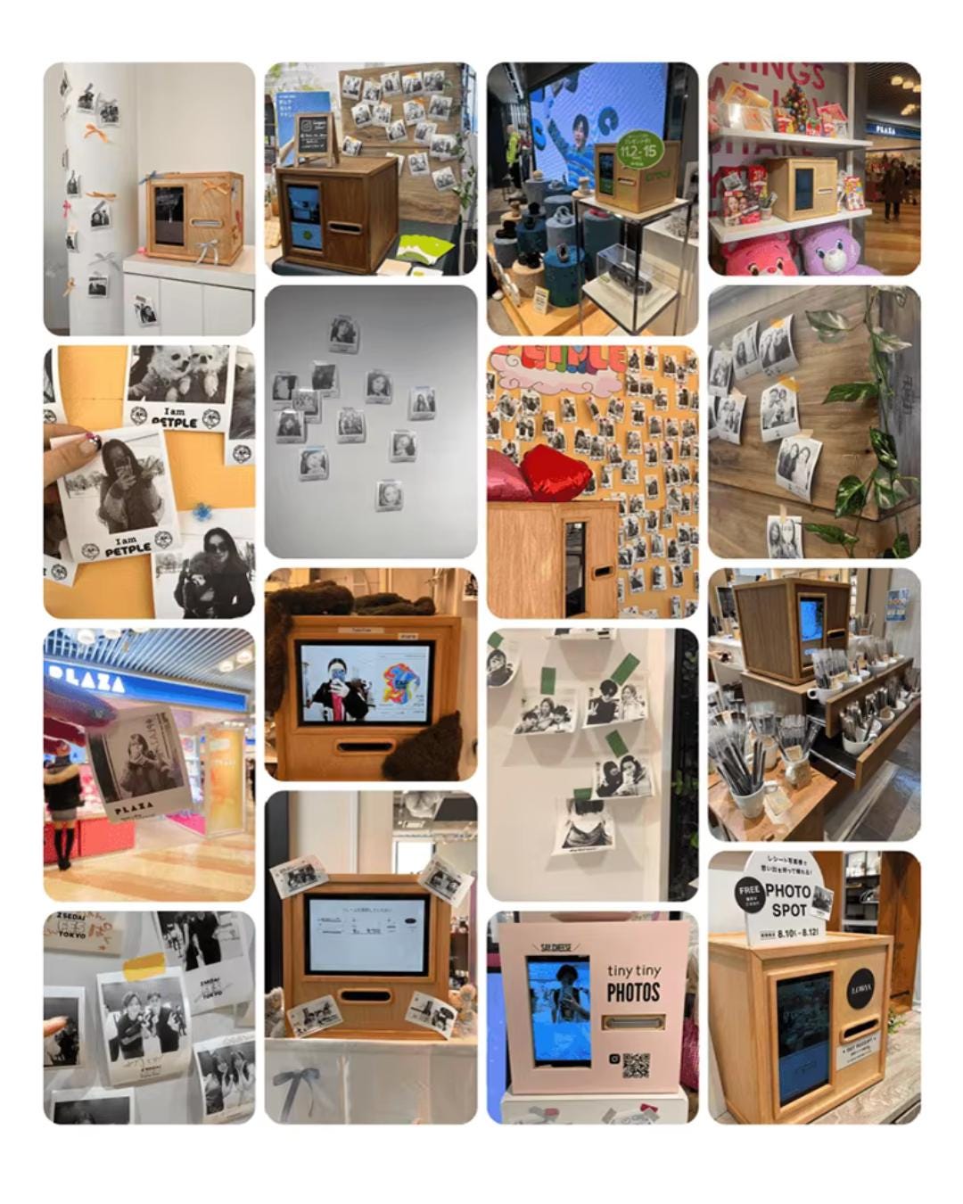 Wooden Receipt Photo Booth Box - Compact, High-profit Kiosk for Events ...