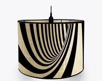 Abstract Foldable Bamboo Lamp Shade  Chandelier Lampshade for Floor Light and Table Lamp E27