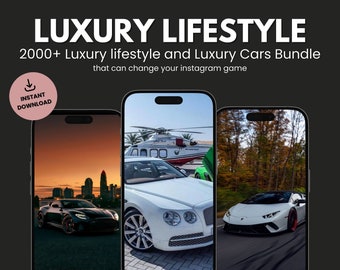 2000+ Viral Luxury Rich Lifestyle, Cars - TikTok, Instagram, YouTube Shorts - Instant Download