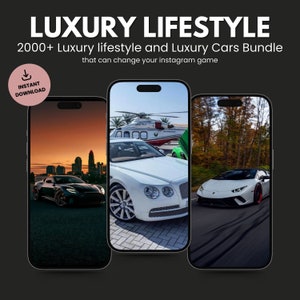 2000+ Viral Luxury Rich Lifestyle, Cars - TikTok, Instagram, YouTube Shorts - Instant Download